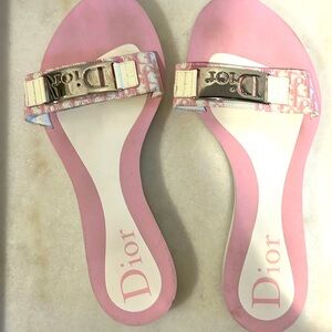 Pink Dior Sandals